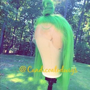 Sour Green Apple Blunt Cut Bob!